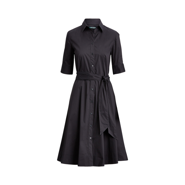 Belted Cotton-Blend Shirtdress for Women | Ralph LaurenÂ® NL