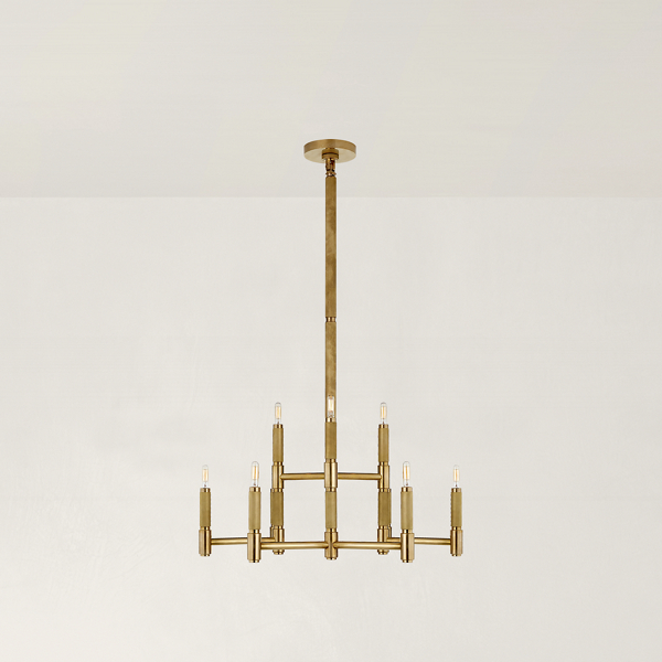 Barrett Medium Knurled Chandelier
