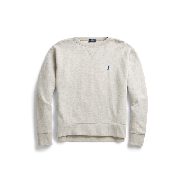 Rundhals-Fleecepullover