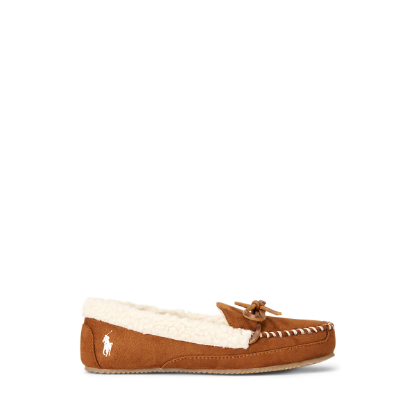 polo faux shearling slipper