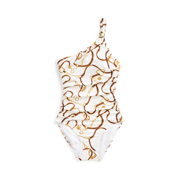 ralph lauren one shoulder swimsuit