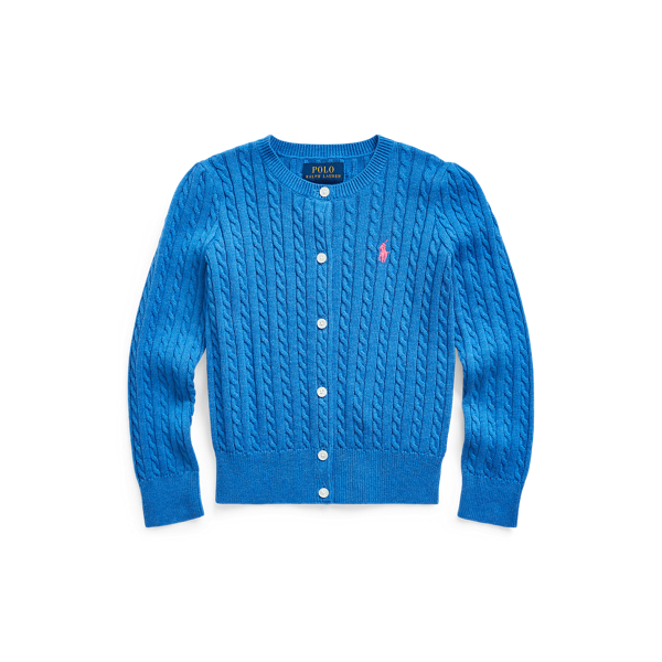 Cable-Knit Cotton Cardigan