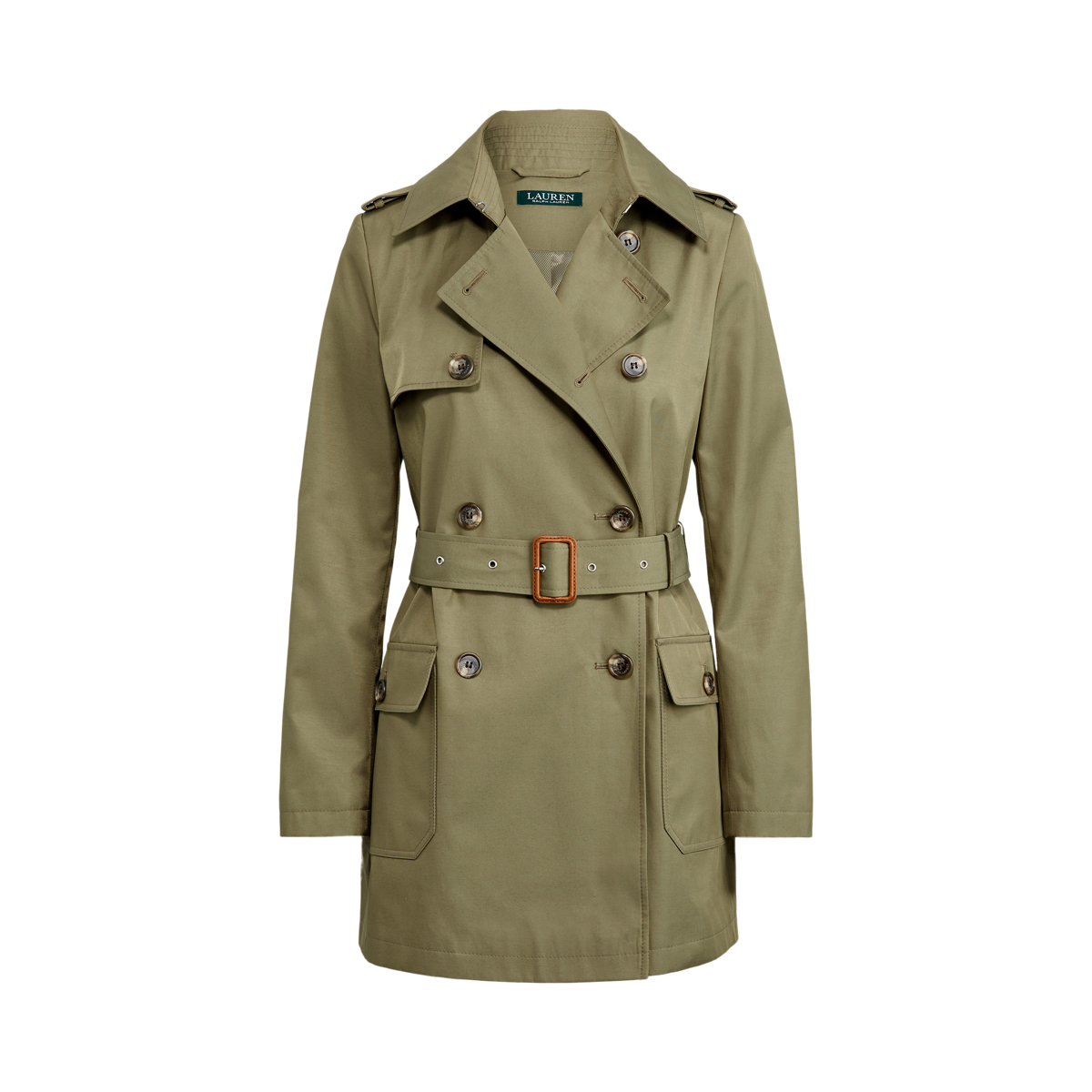 Cotton-Blend Trench Coat