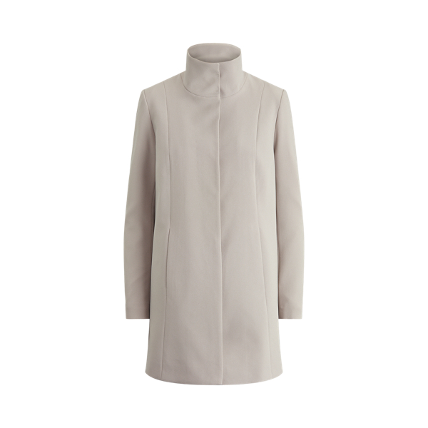 ralph lauren crepe coat