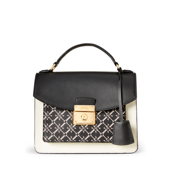 lauren ralph lauren saffiano leather tote