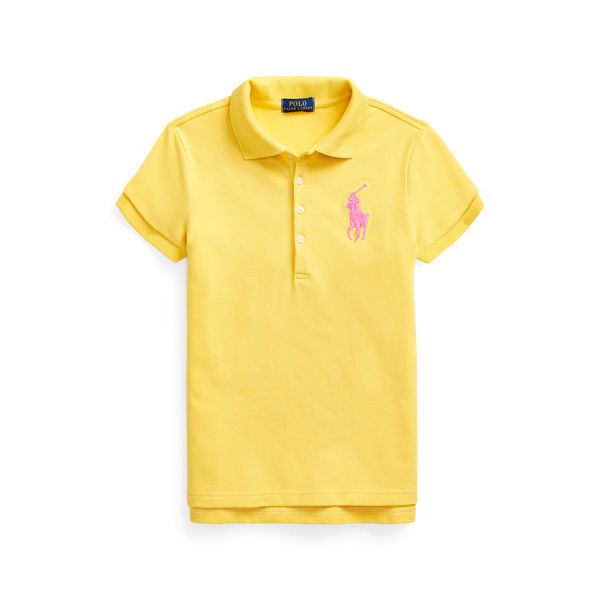 big pony stretch mesh polo