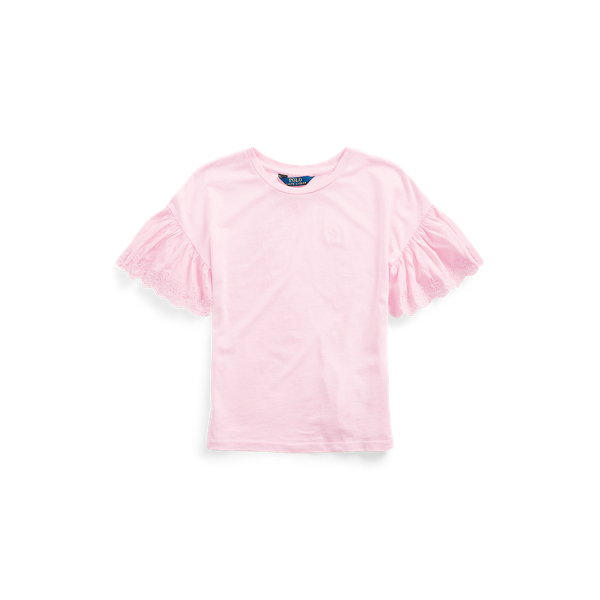 Eyelet Cotton-Modal Top