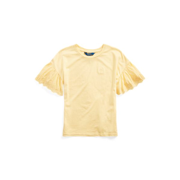 Eyelet Cotton-Modal Top