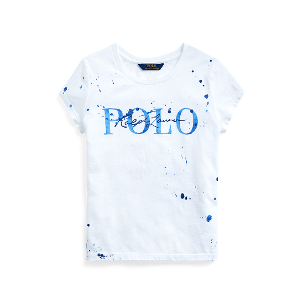 Paint-Splatter Cotton Tee