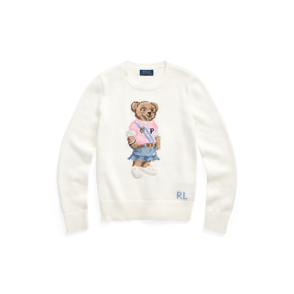 ralph lauren bear sweater baby