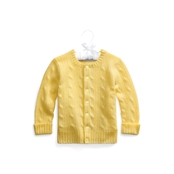 Cardigan en cachemire torsadé