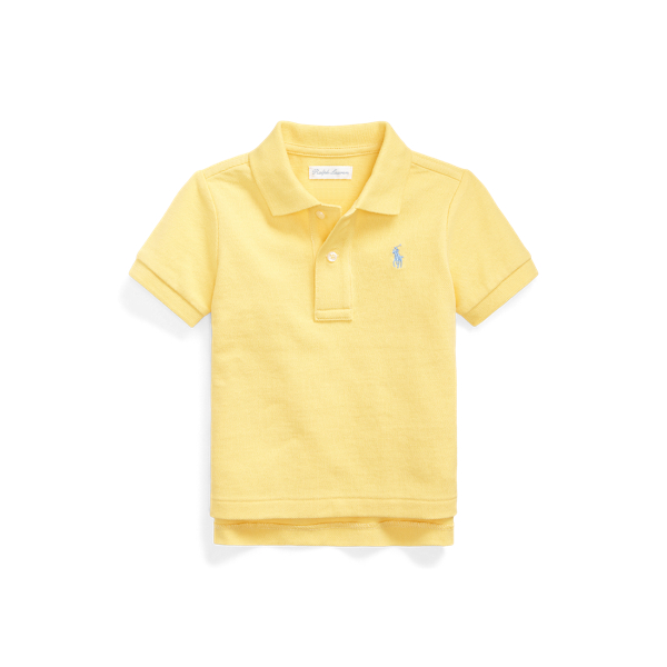 Cotton Mesh Polo Shirt