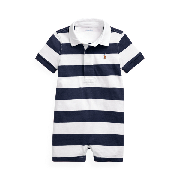Striped Cotton Rugby Shortall