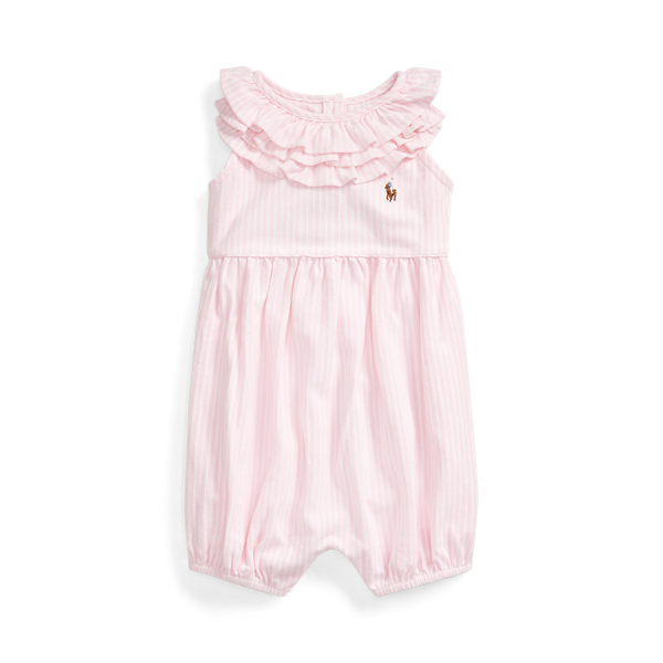 Striped Cotton Bubble Shortall