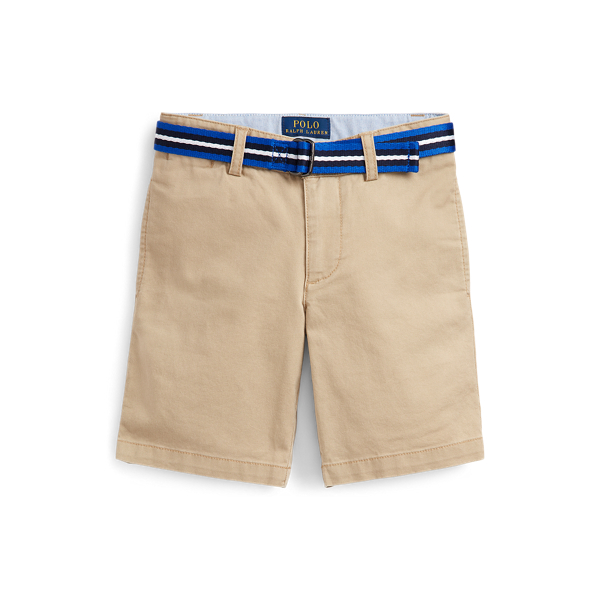 Slim Fit Belted Chino Short