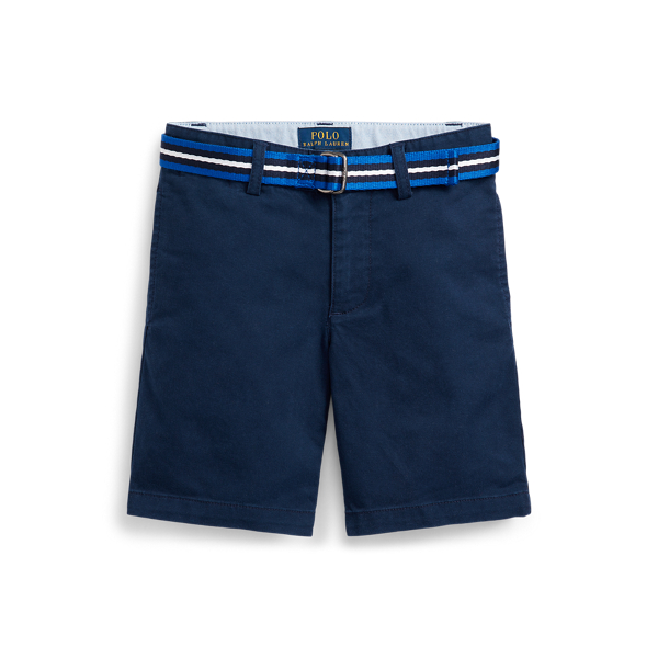 Slim Fit Belted Chino Short