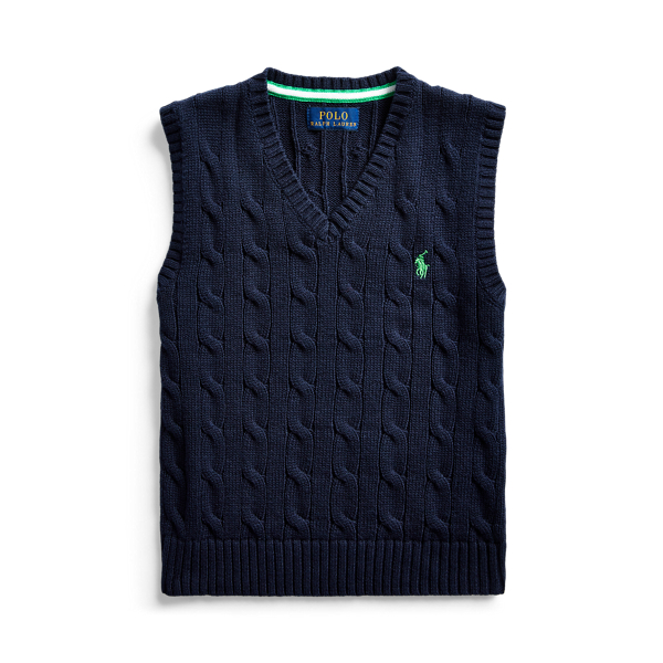 ralph lauren vest knit
