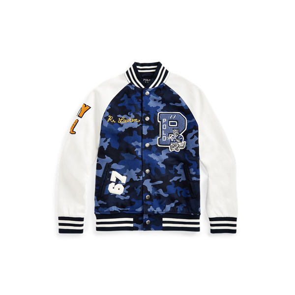 letterman jacket polo