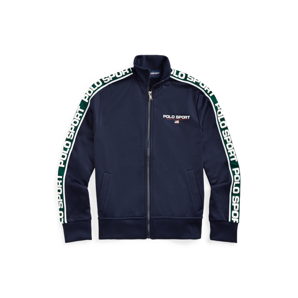 ralph lauren fleece track jacket