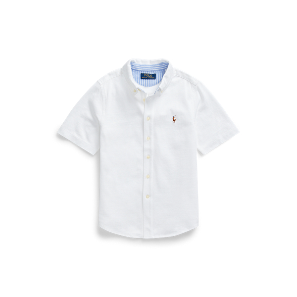 BOYS 6-14 YEARS Chemise Oxford en coton piqué 1