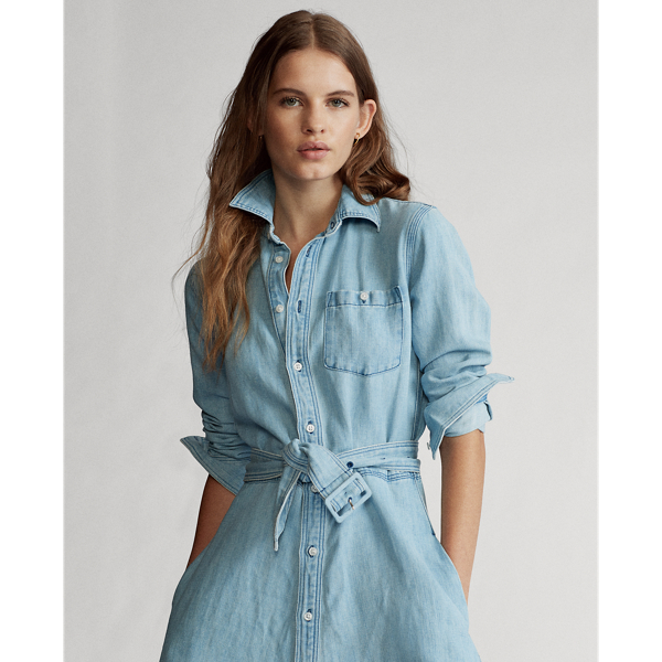 Ralph Lauren Donna Abbigliamento Vestiti Vestiti di jeans Chemisier in denim 