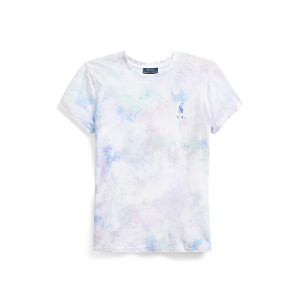 camiseta polo tie dye