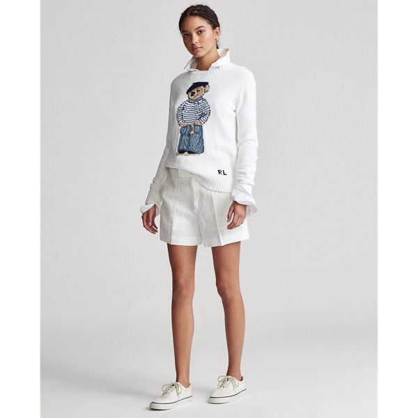 pull ralph lauren femme blanc