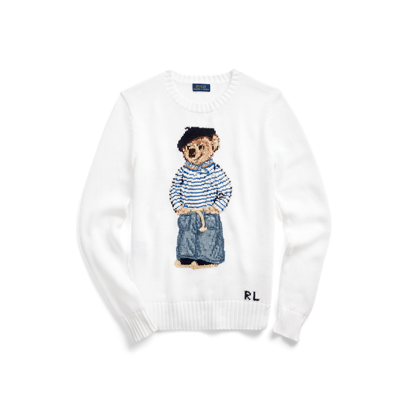 polo bear cotton jumper