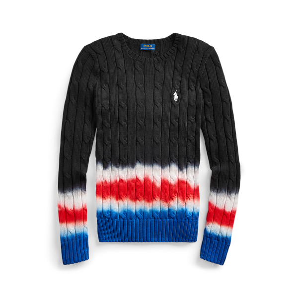 polo tie dye sweater