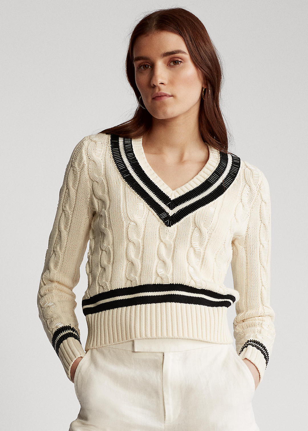 Beaded Cricket Sweater