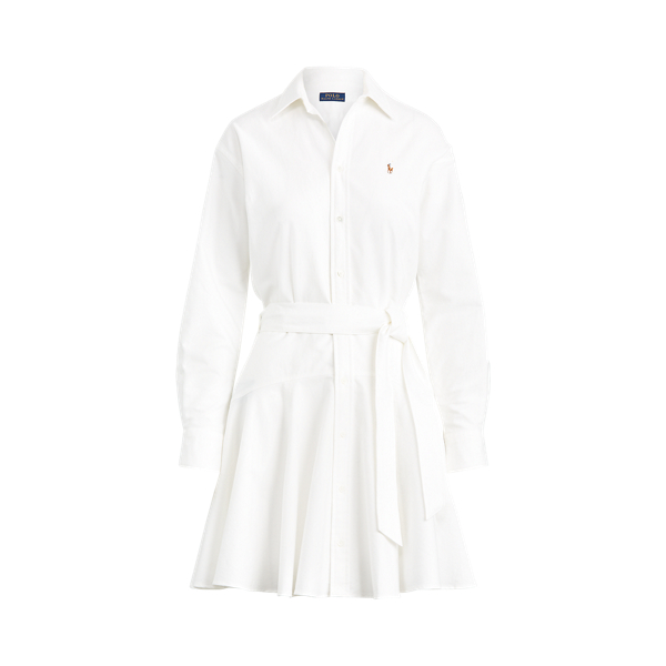 ralph lauren white shirt dress