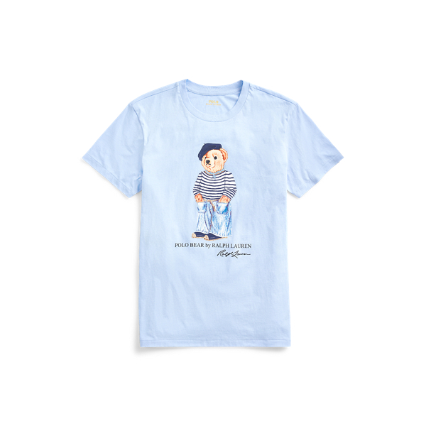 Rundhals-T-Shirt mit Polo Bear