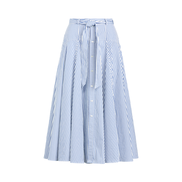 Striped Cotton A-Line Skirt for Women | Ralph Lauren® BR