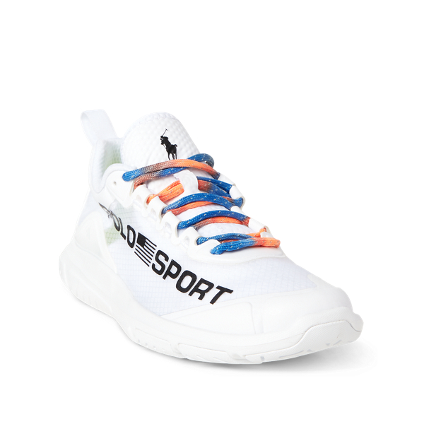 ralph lauren white sneakers womens