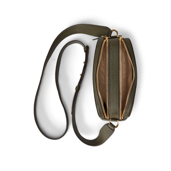 Lauren Leather Hayes Crossbody 4
