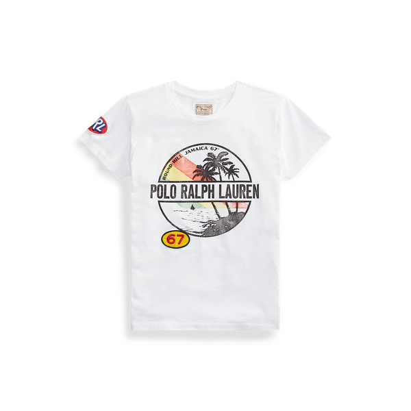 Kurz&auml;rmliges T-Shirt mit Grafik