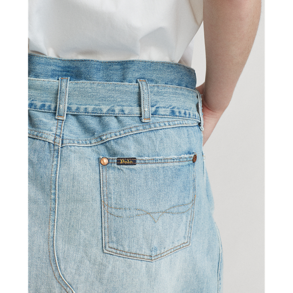 Polo Ralph Lauren Paperbag Denim Skirt 6