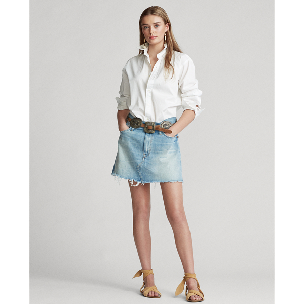Polo Ralph Lauren Paperbag Denim Skirt 7