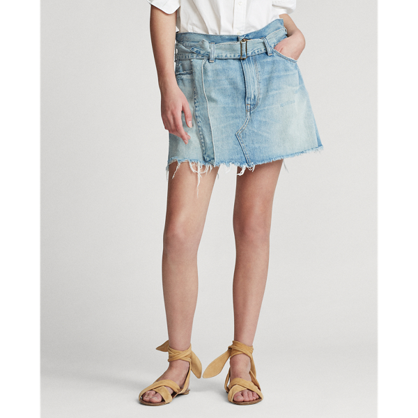 Polo Ralph Lauren Paperbag Denim Skirt 8