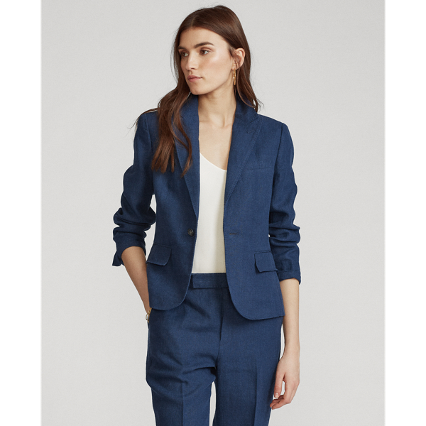 Polo Ralph Lauren Linen Single-Button Blazer 1