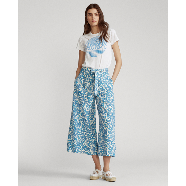 Polo Ralph Lauren Floral-Print Wide-Leg Trouser 1