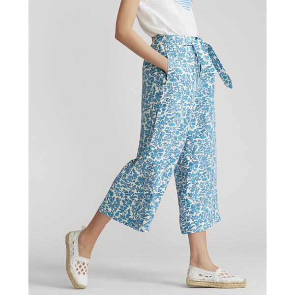 Polo Ralph Lauren Floral-Print Wide-Leg Trouser 4