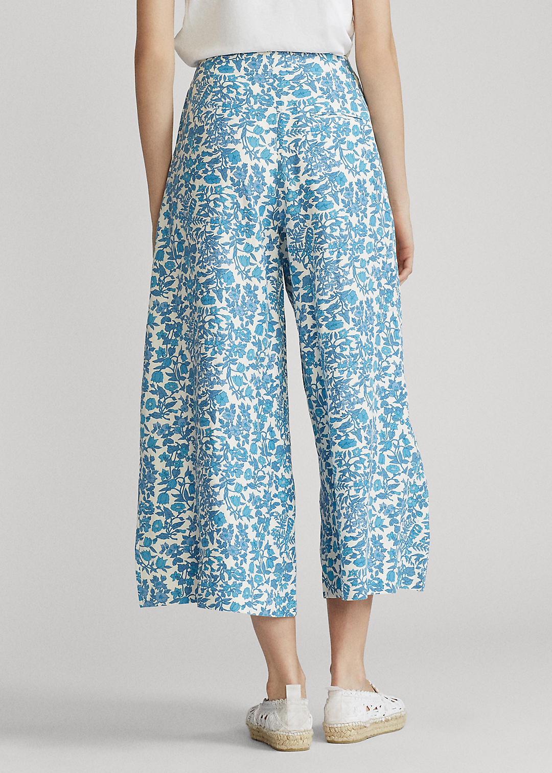 Polo Ralph Lauren Floral-Print Wide-Leg Trouser 5