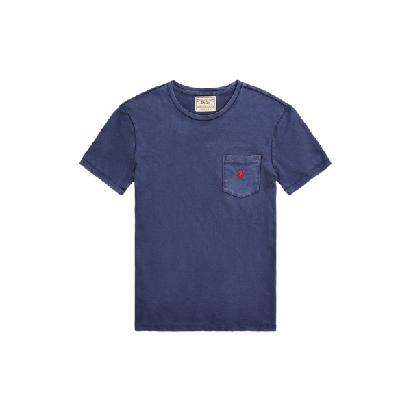 T-shirt ajusté en jersey à poche