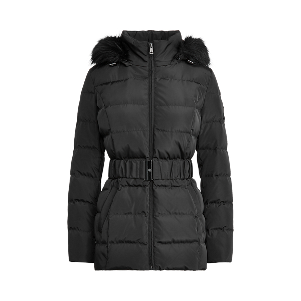 ralph lauren black down coat