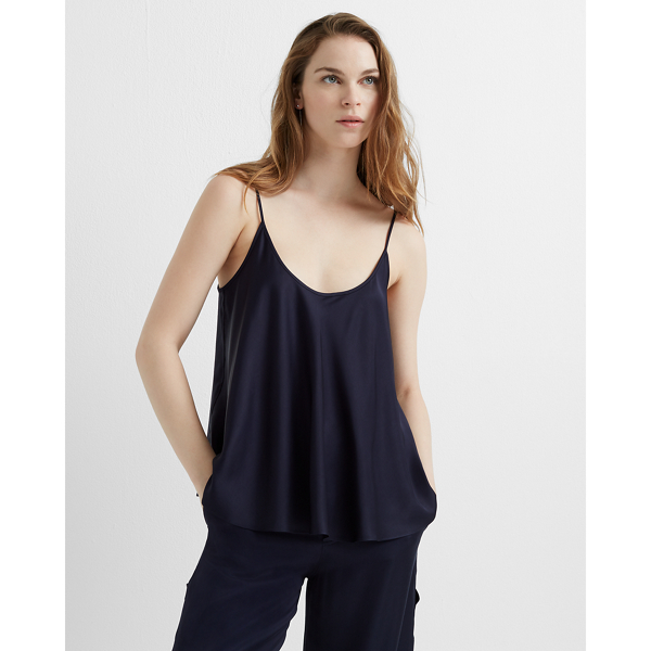 Image of Club Monaco Navy Night Trapeze Camisole in Size XXS