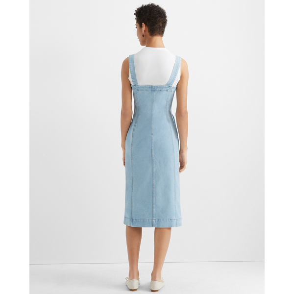 club monaco denim dress