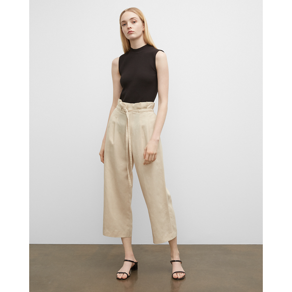 Club Monaco Anreannah Wide Leg Pants In Washed Grey