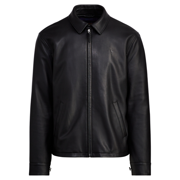 polo leather jacket big and tall