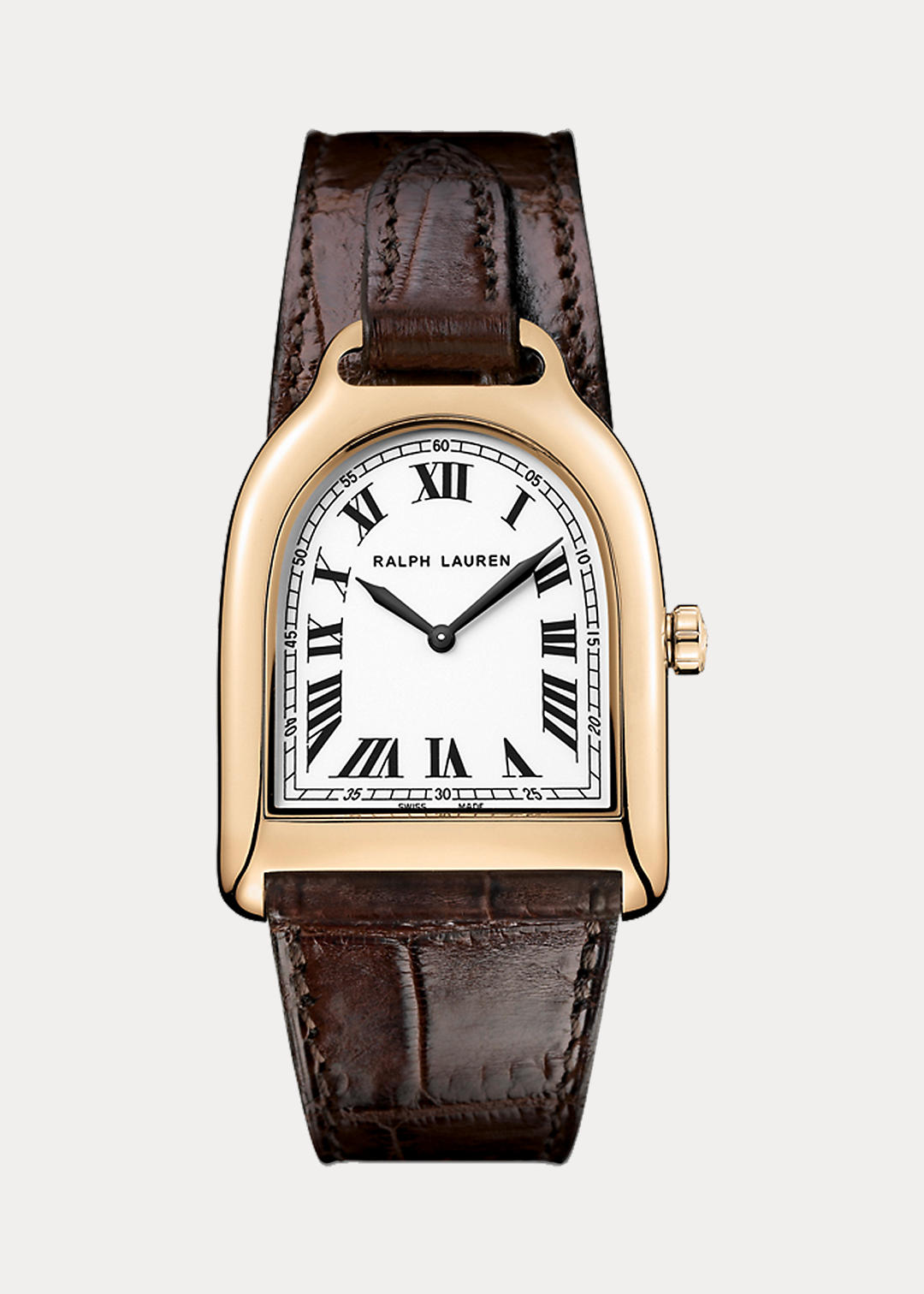 The Stirrup Collection Kleine roségouden Stirrup-horloge 1